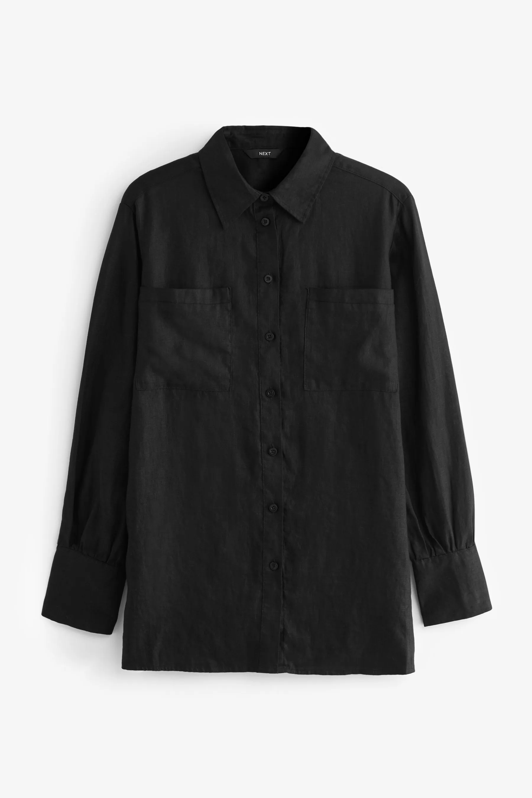 100% Camicia in Manica lunga lino