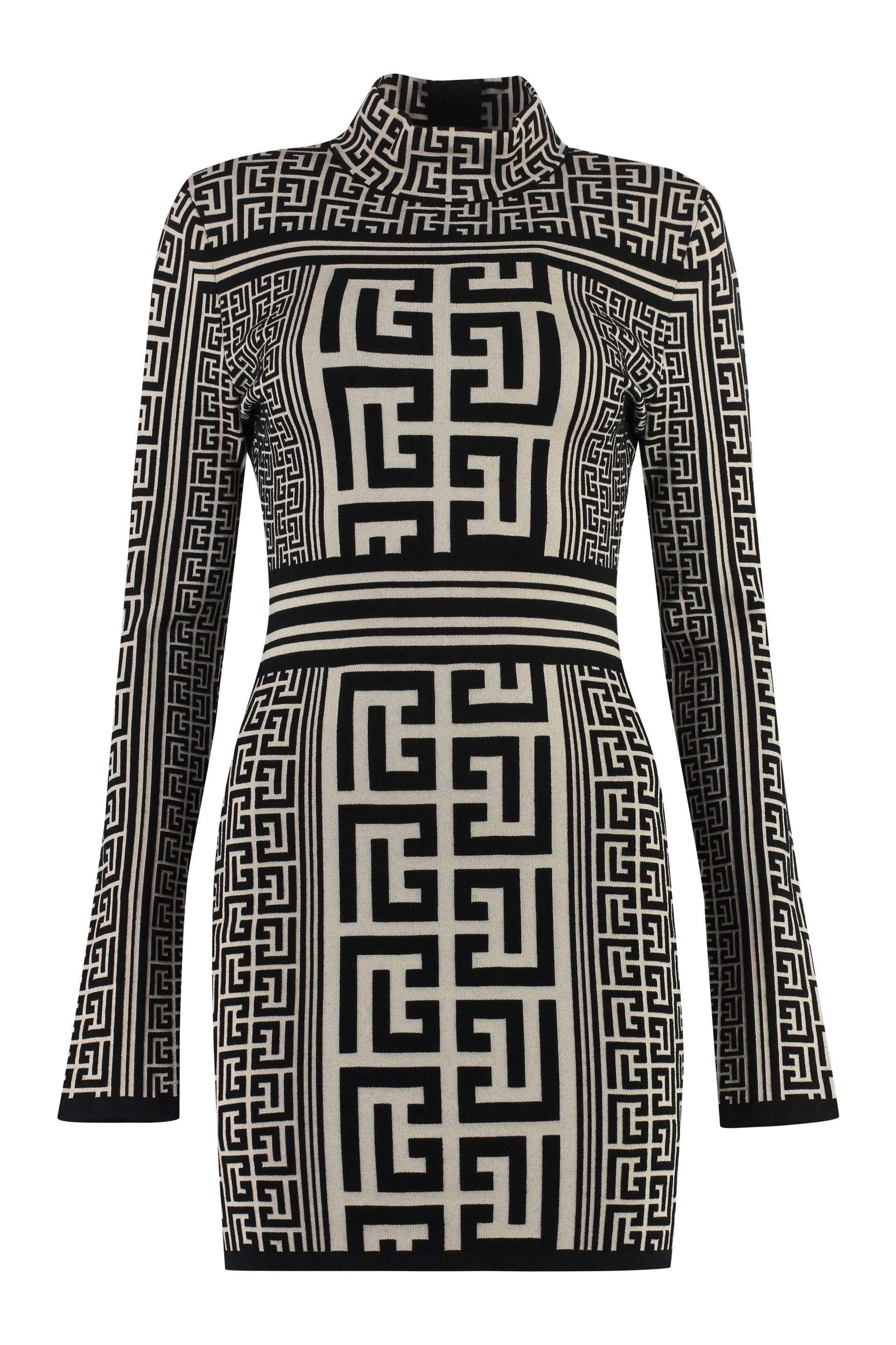 Balmain Mini-abito in maglia jacquard