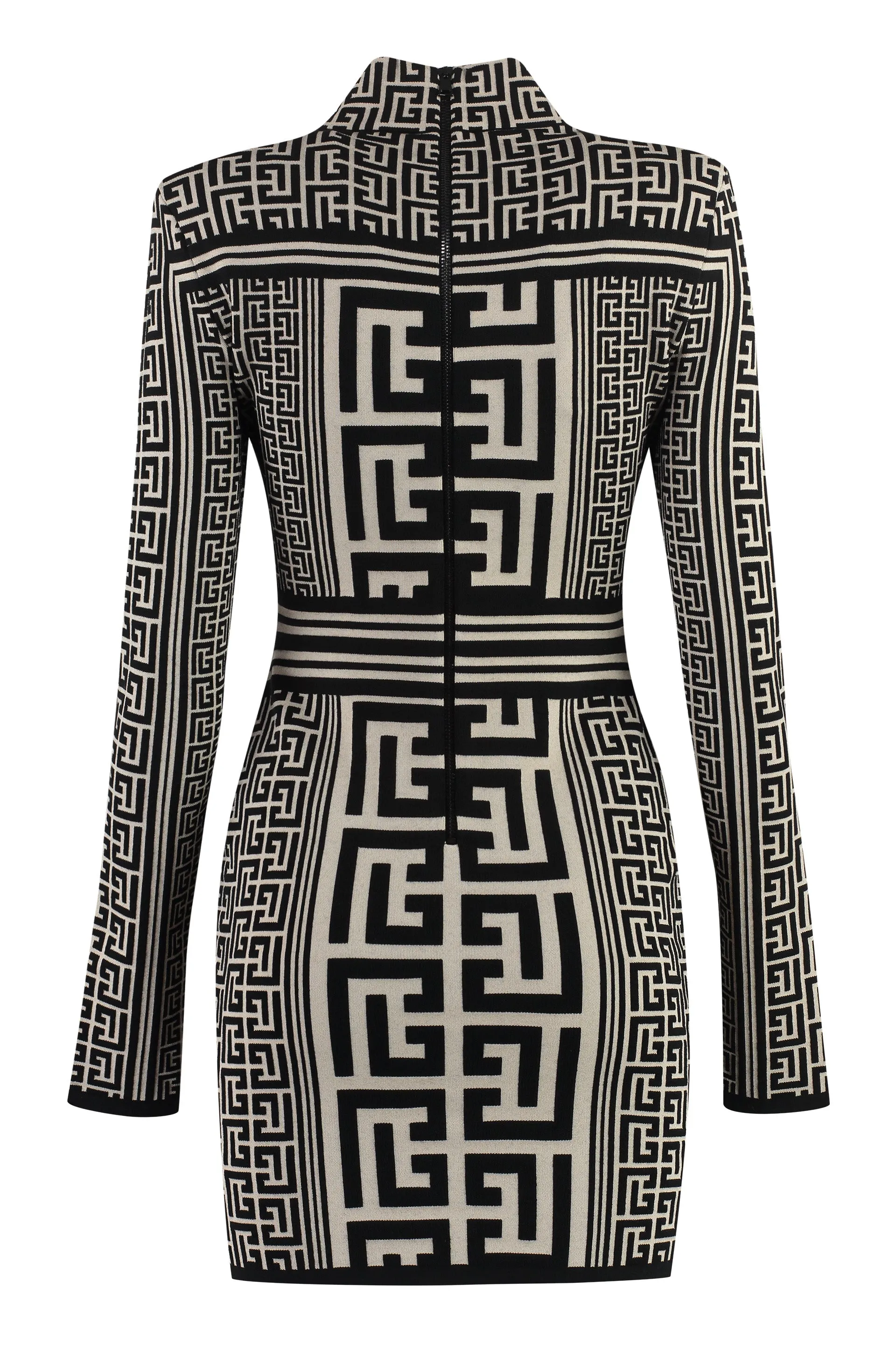 Balmain Mini-abito in maglia jacquard