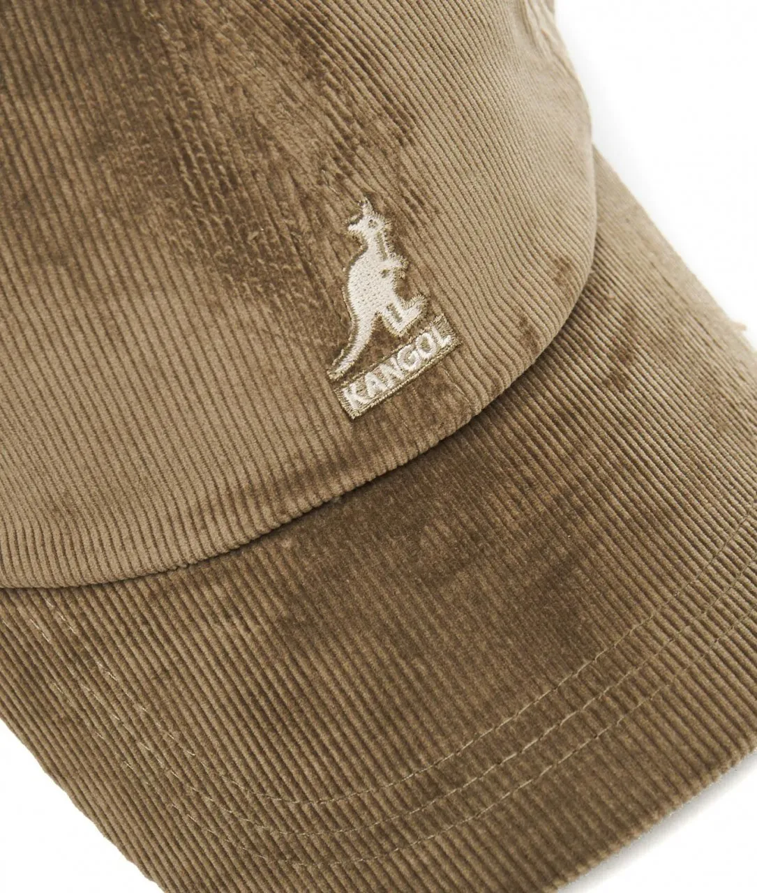 Baseball cap in velluto tortora tortora