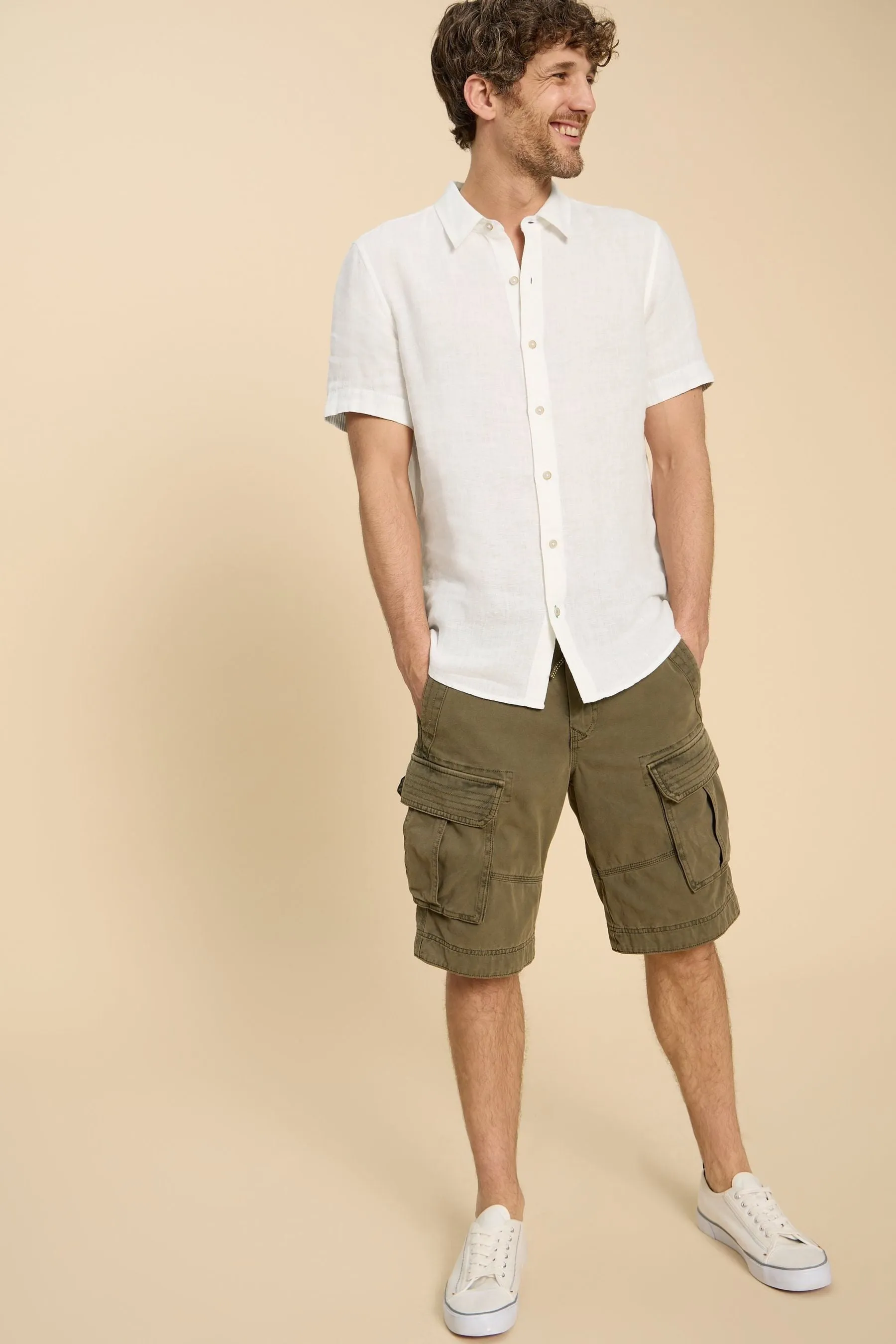 Bianco - Stuff - Pembroke - Camicia in lino