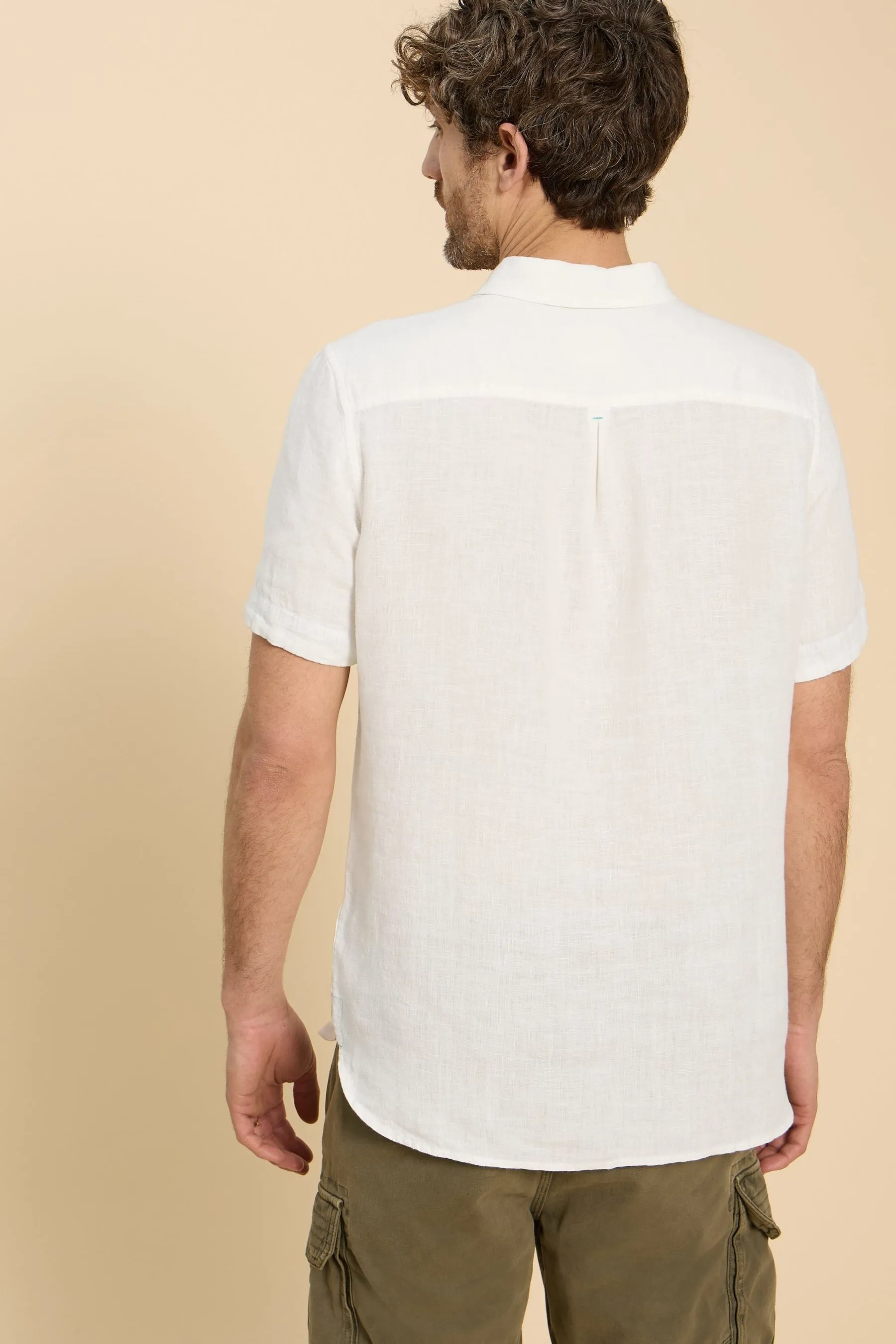 Bianco - Stuff - Pembroke - Camicia in lino