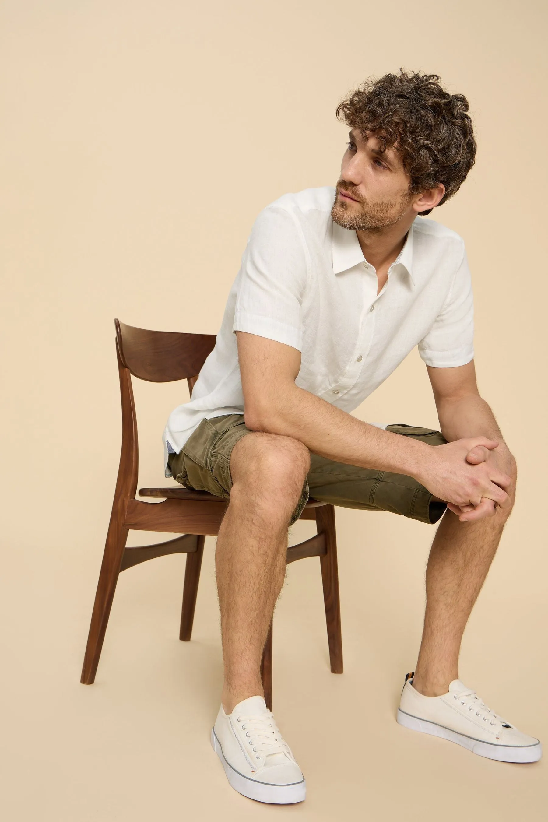 Bianco - Stuff - Pembroke - Camicia in lino