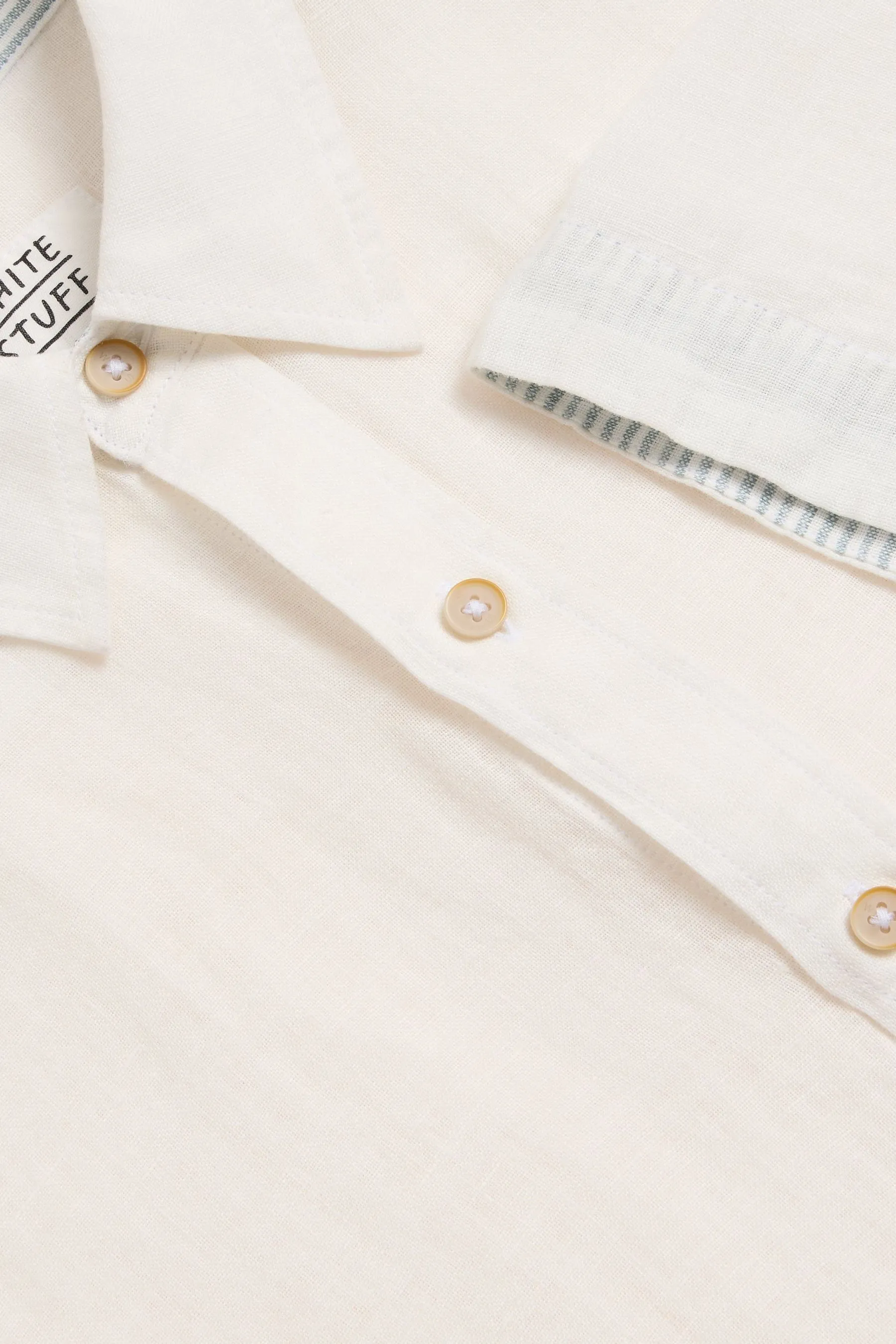 Bianco - Stuff - Pembroke - Camicia in lino