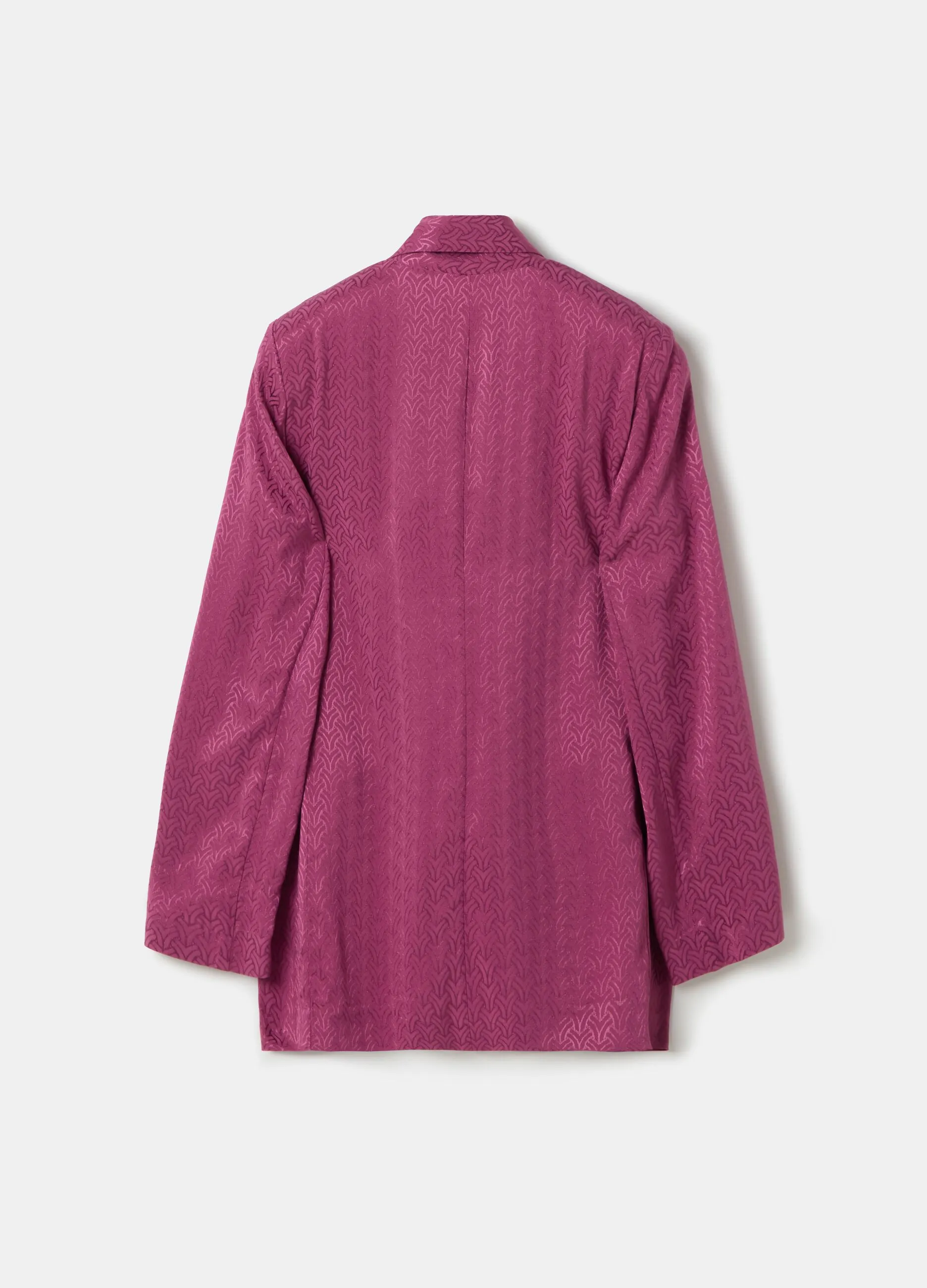 Blazer aperto in viscosa jacquard