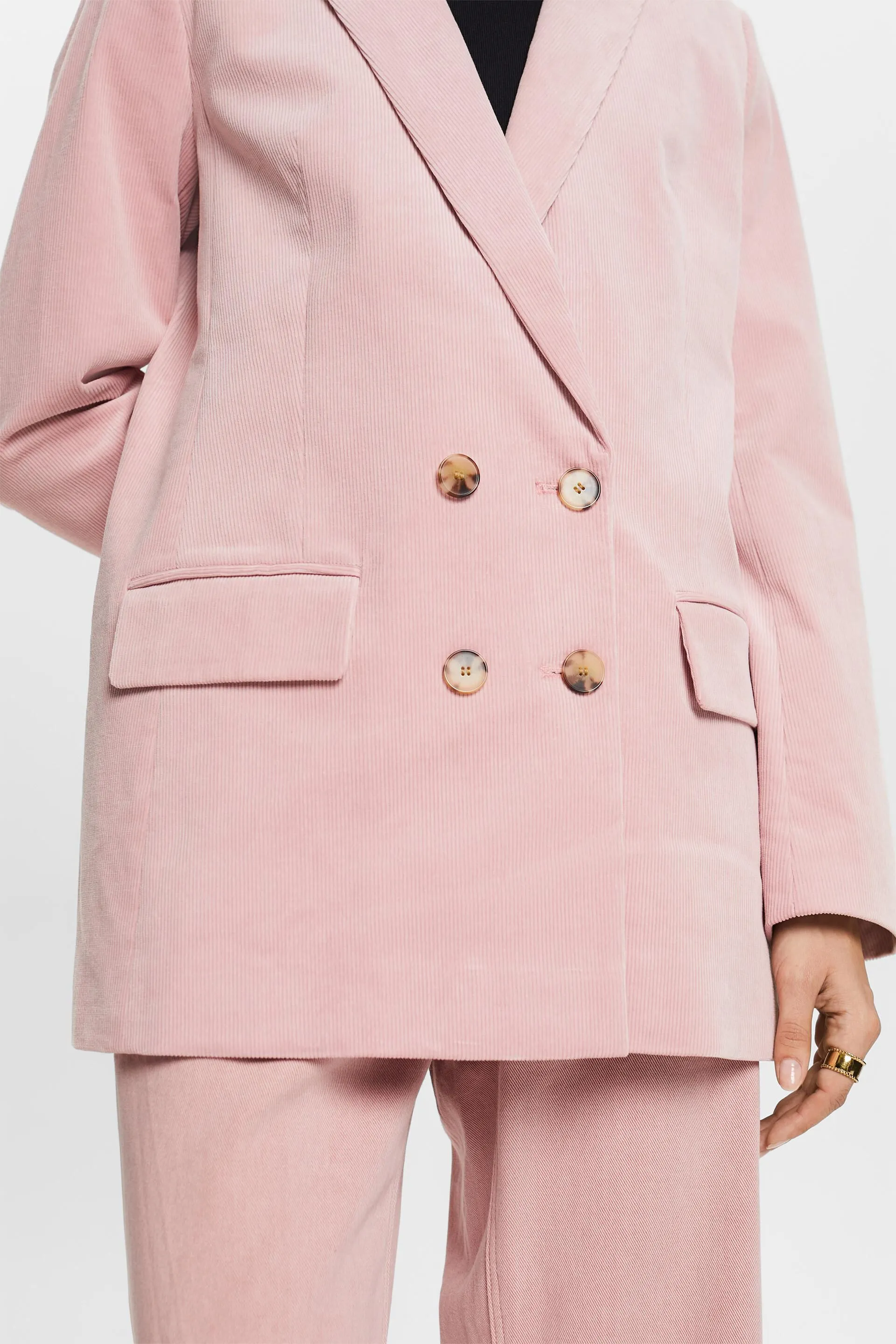 Blazer doppiopetto in velluto