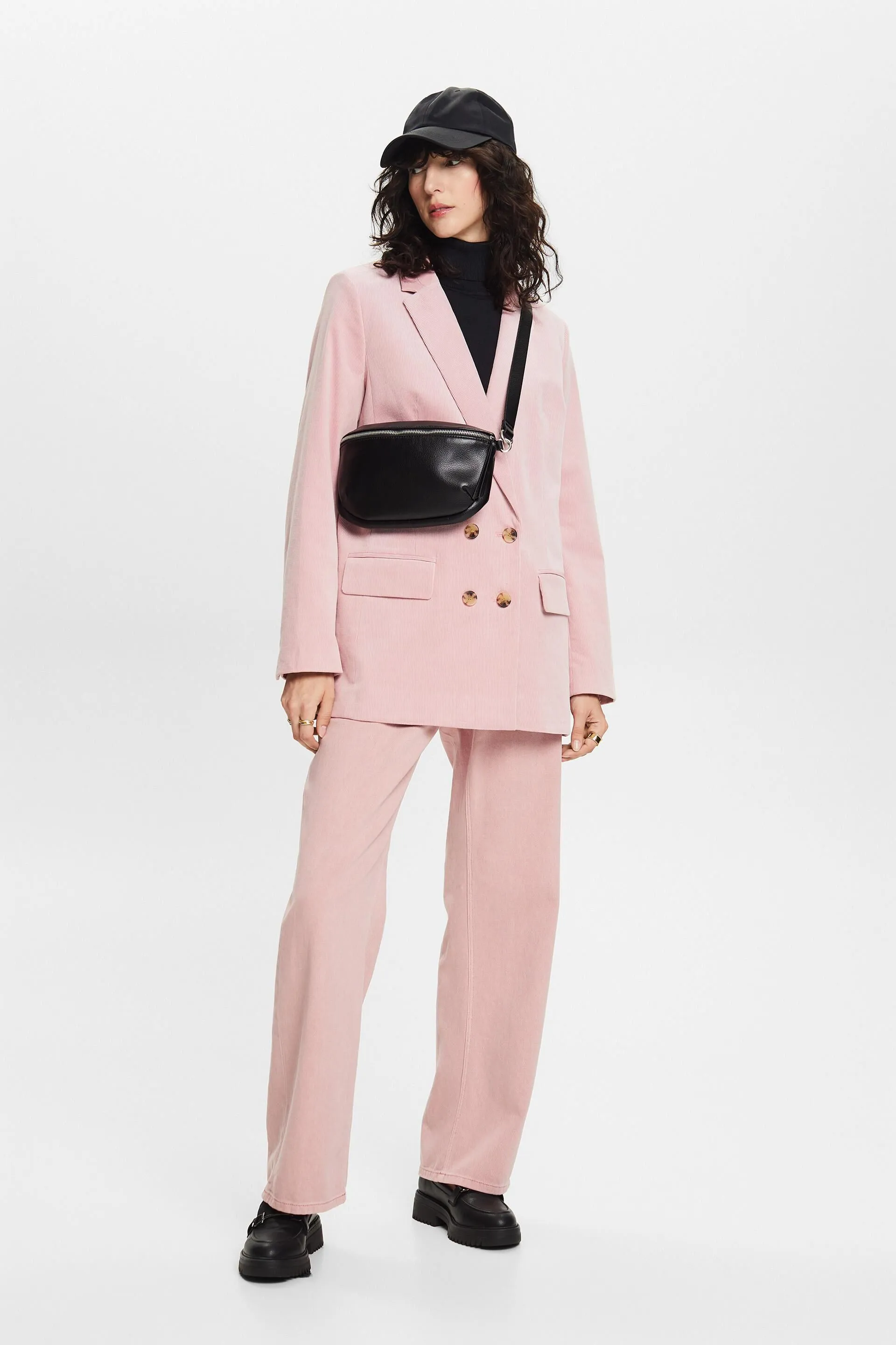 Blazer doppiopetto in velluto