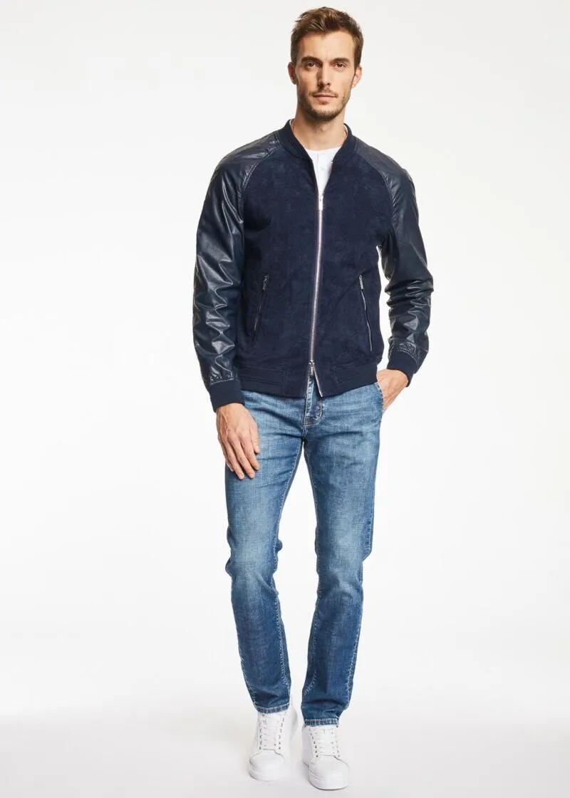 Bomber effetto suede