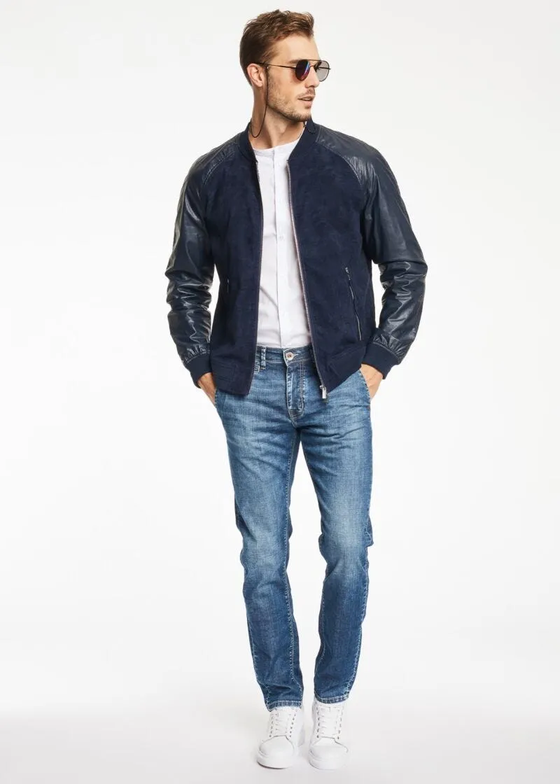 Bomber effetto suede