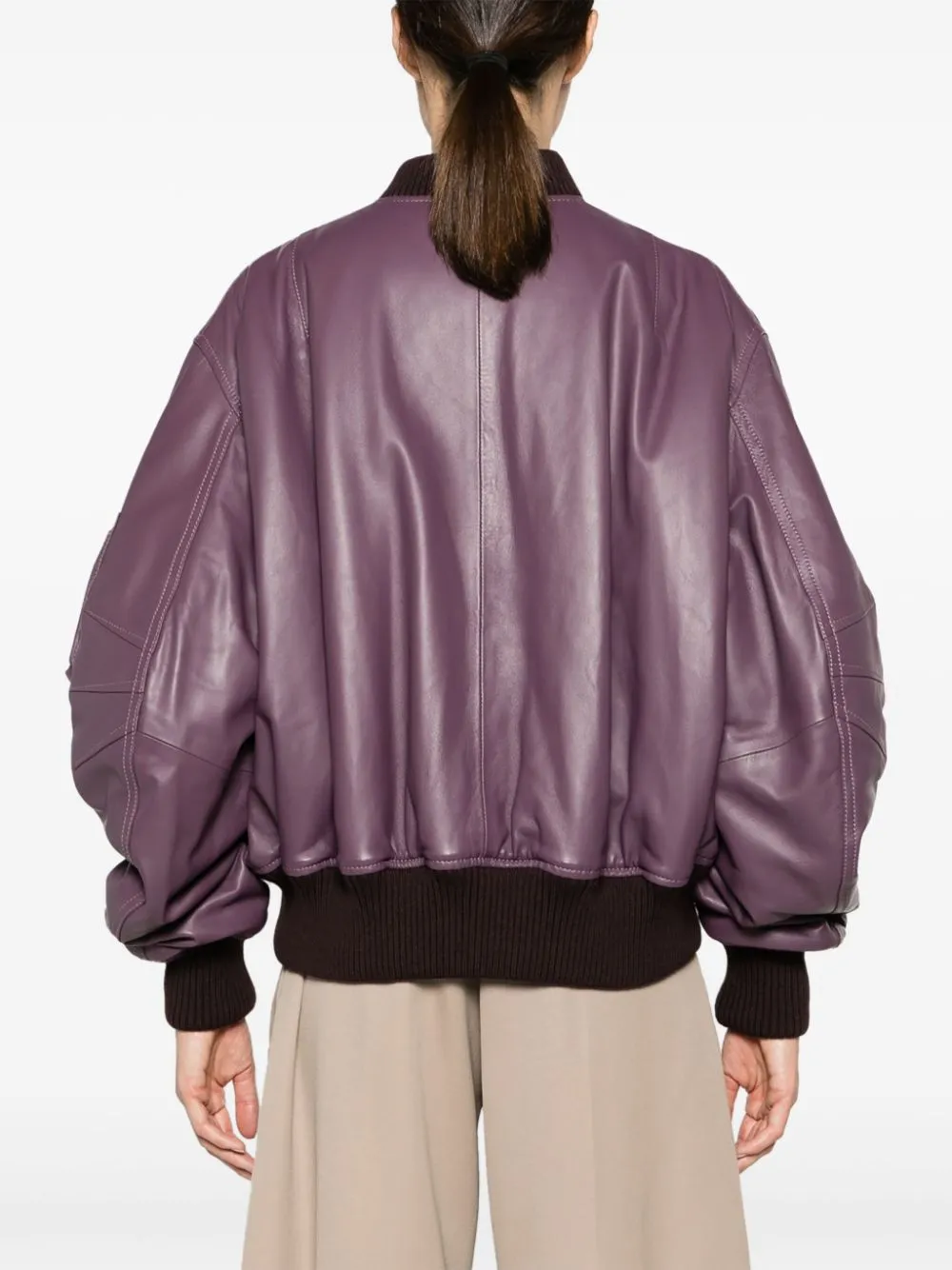 Bomber imbottito Anja in viola - donna