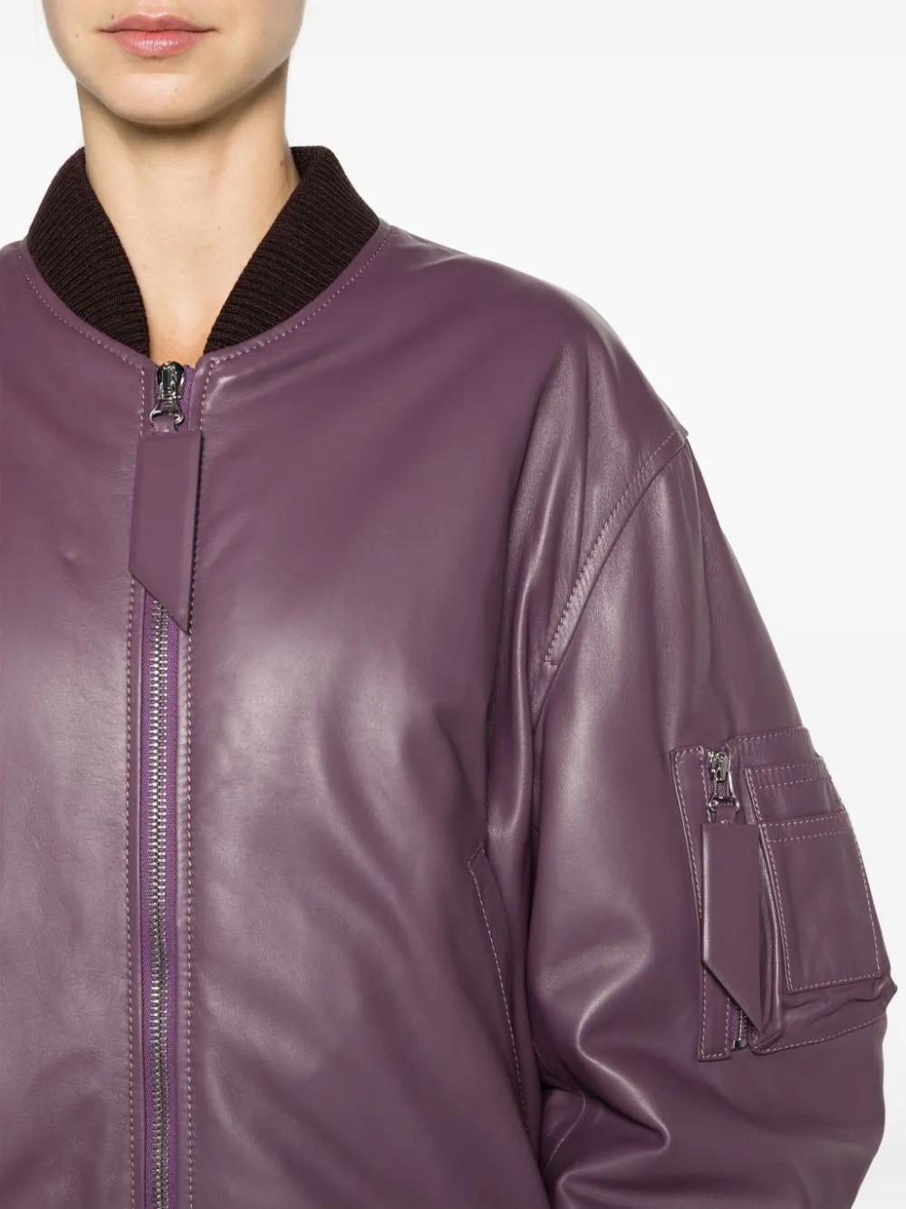 Bomber imbottito Anja in viola - donna