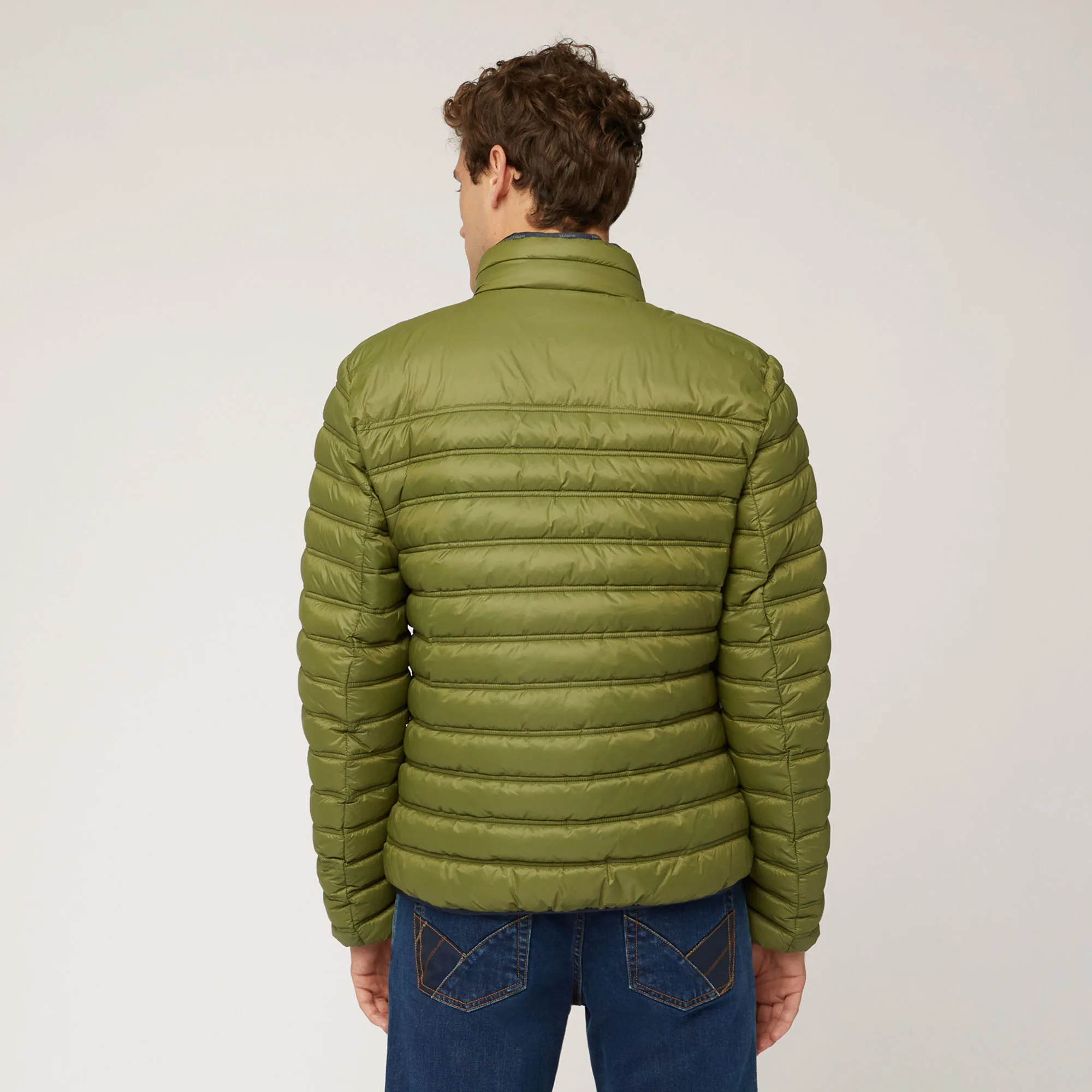 Bomber In Nylon Imbottito