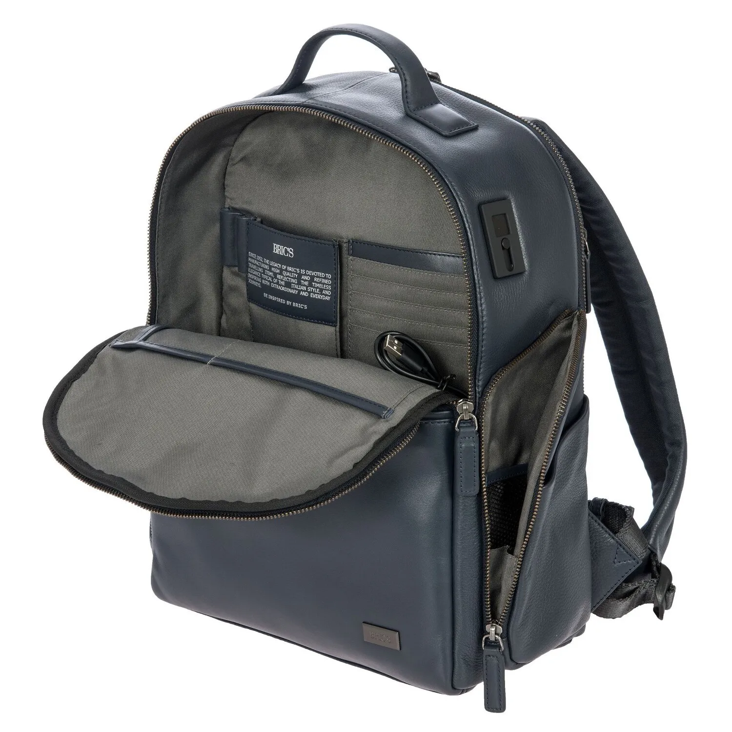 Bric's Torino Zaino in pelle 40 cm Scomparto per laptop