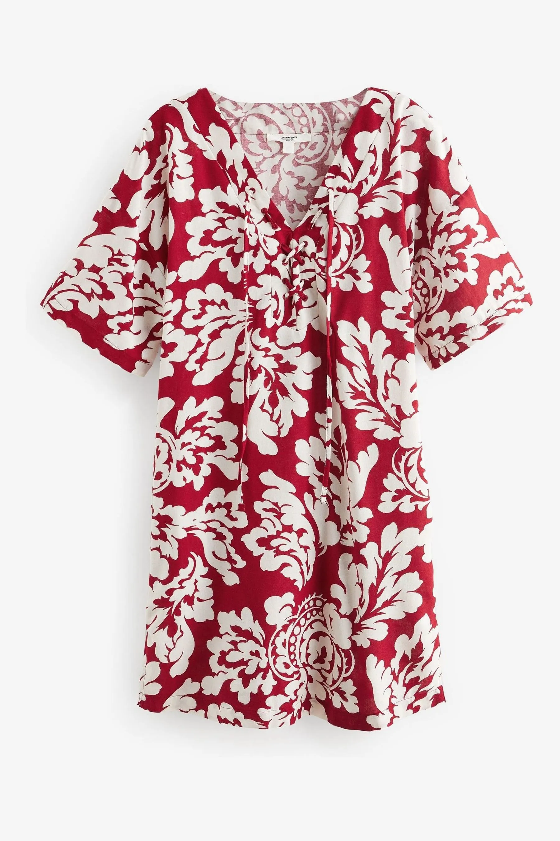 Caftano oversize copricostume in lino