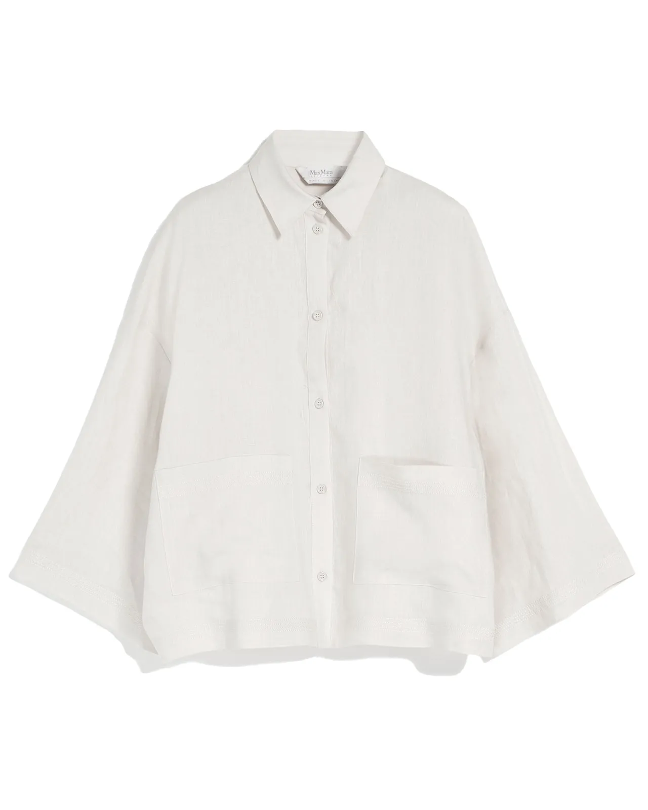 Camicia Angora lino bianco