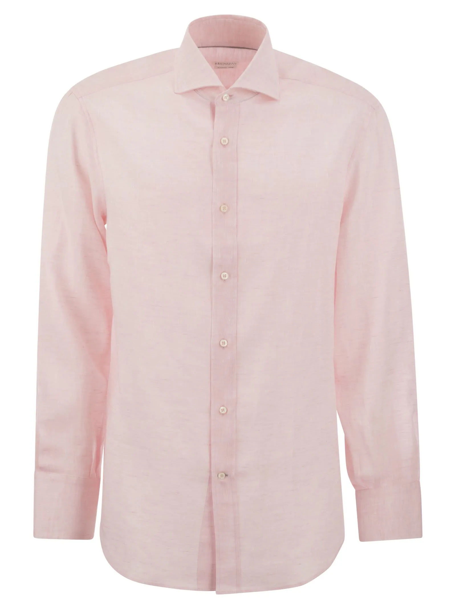 Camicia basic fit in lino
