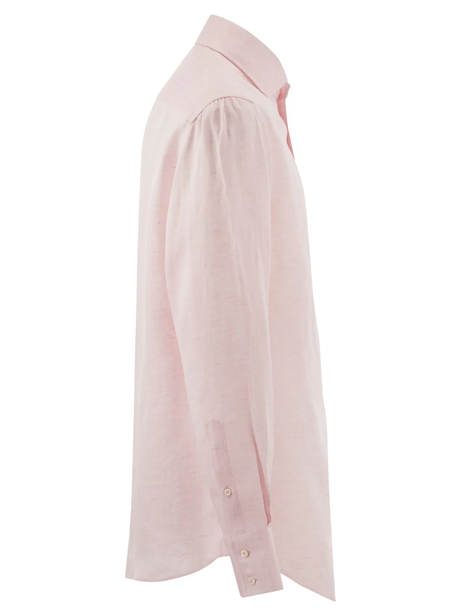 Camicia basic fit in lino