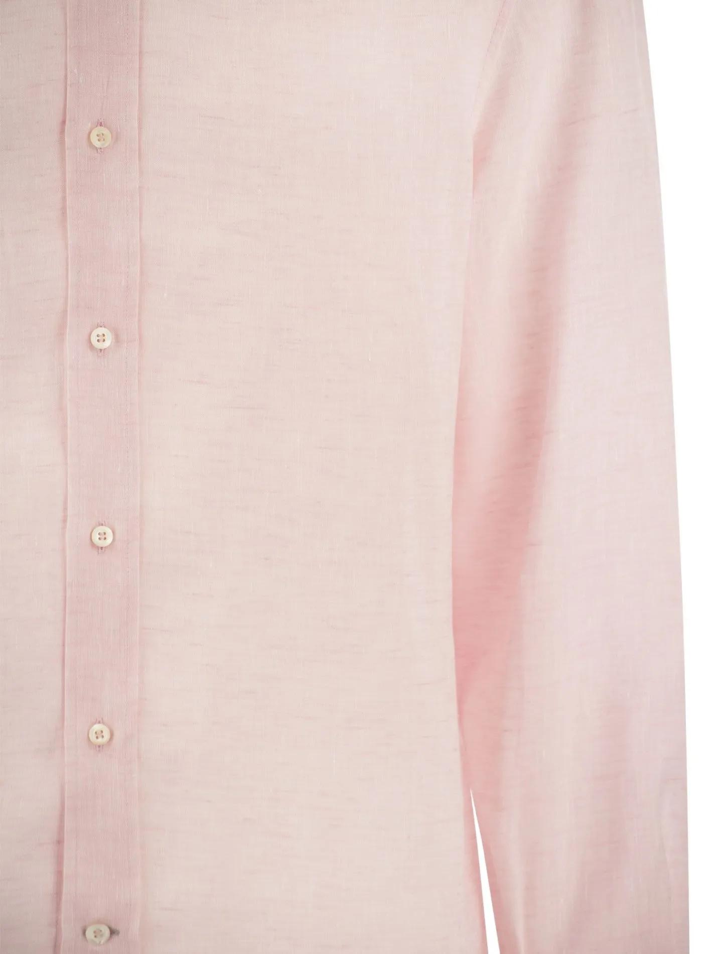 Camicia basic fit in lino