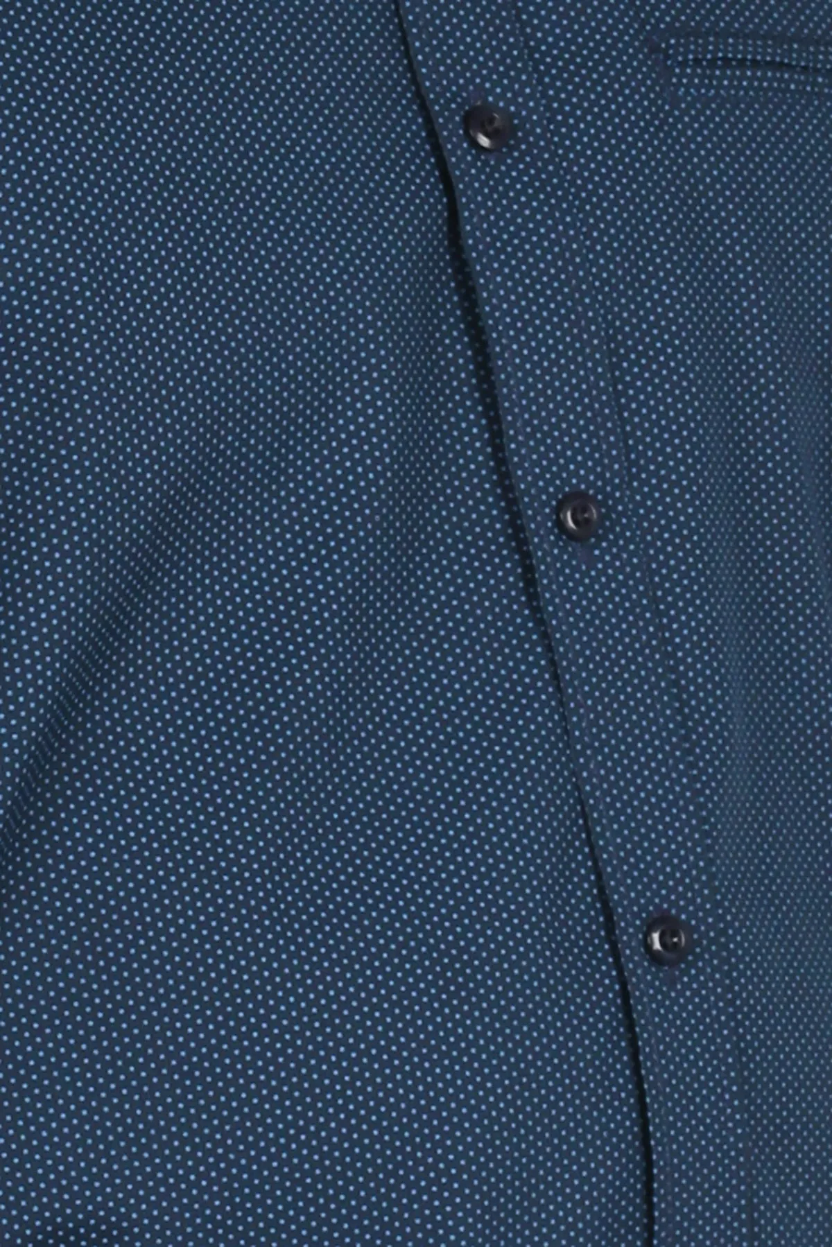 Camicia coreana uomo con microfantasia a contrasto