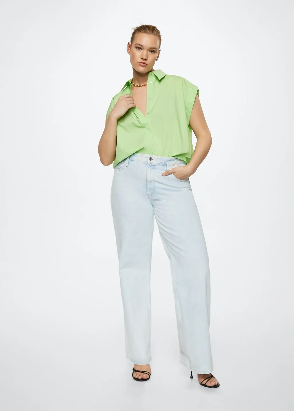 Camicia cotone oversize