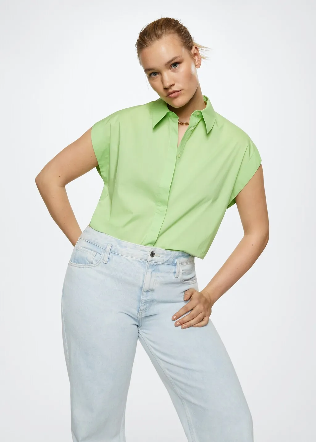 Camicia cotone oversize