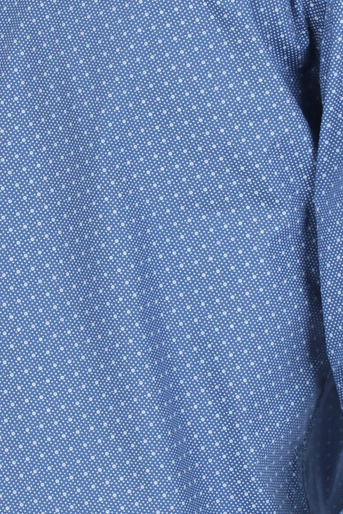 Camicia da uomo con microfantasia a contrasto