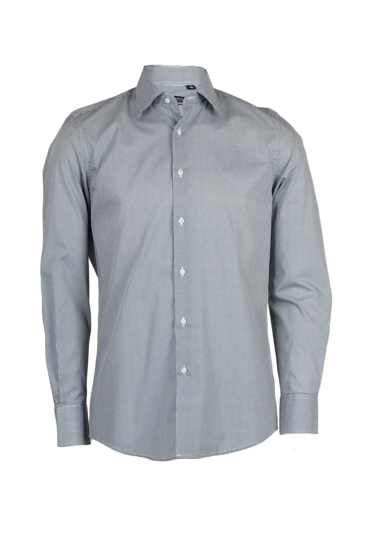 Camicia da uomo con stampa contrasto