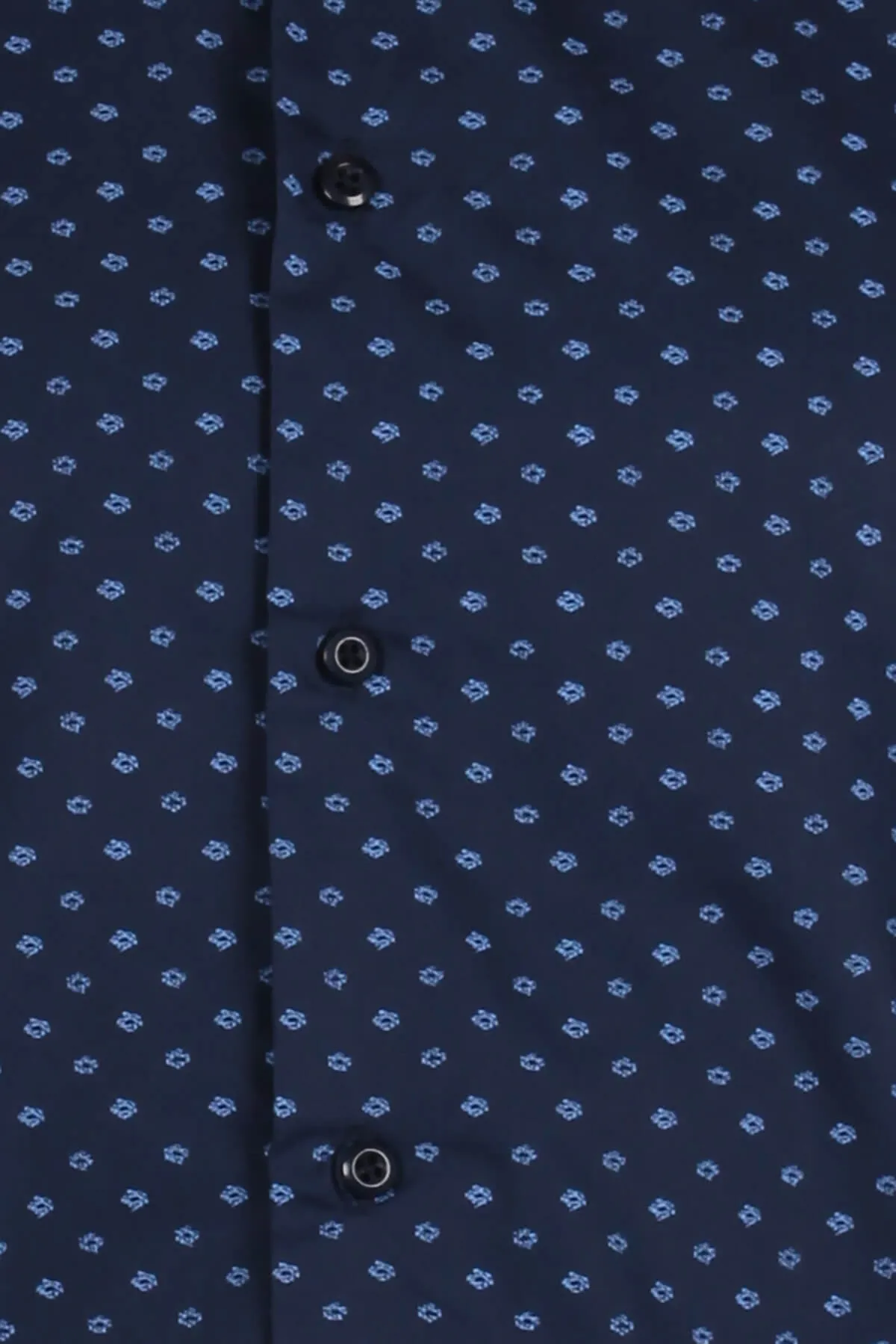 Camicia da uomo con stampa contrasto
