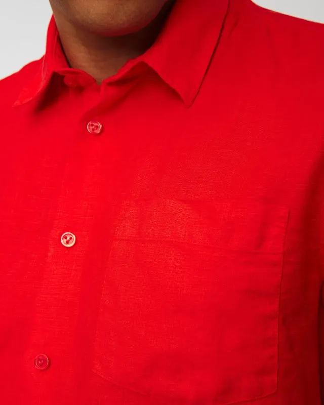 Camicia di lino Vilebrequin Caroubis