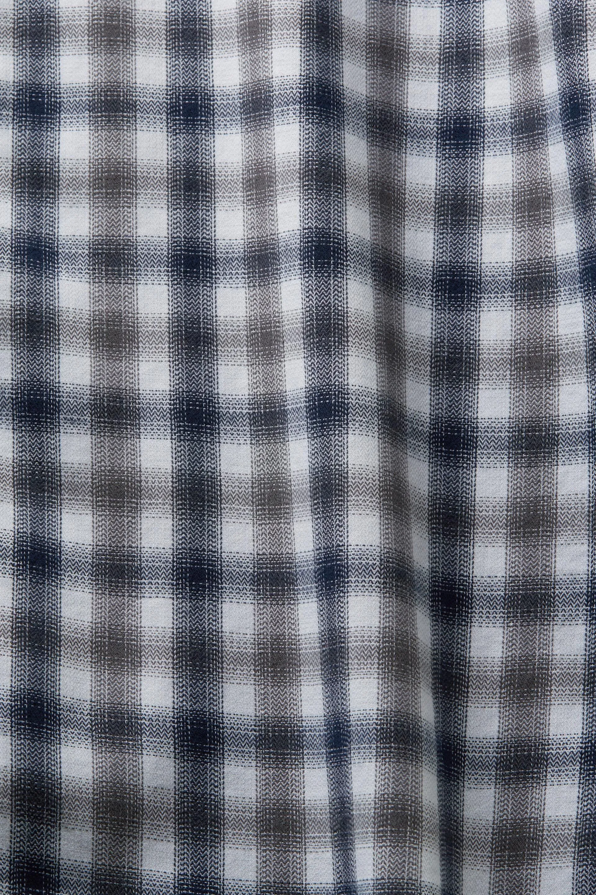 Camicia in flanella di cotone a quadri