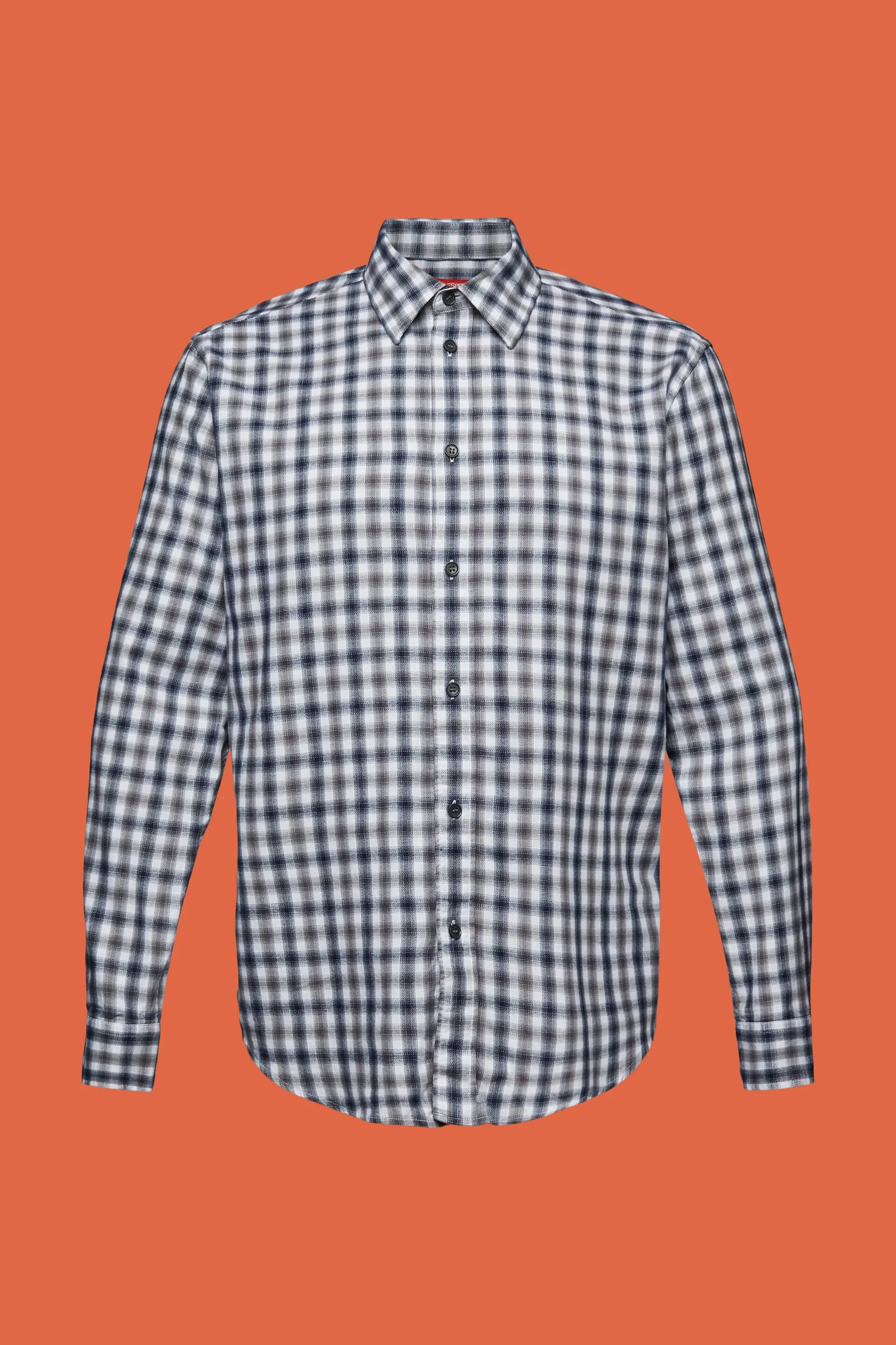 Camicia in flanella di cotone a quadri