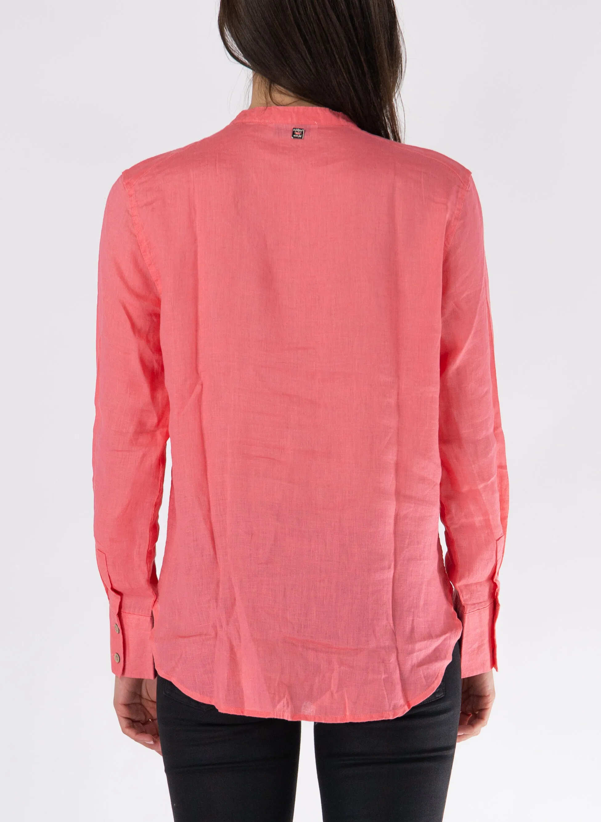 camicia in lino coreana