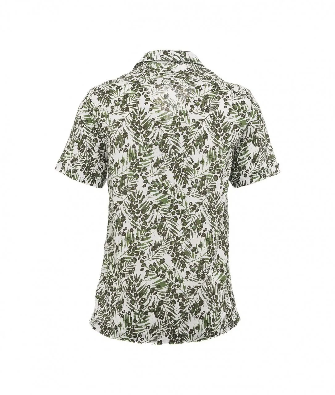 Camicia in lino oliva oliva