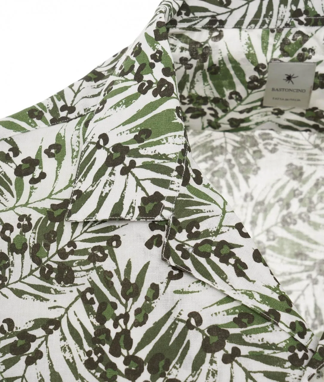 Camicia in lino oliva oliva