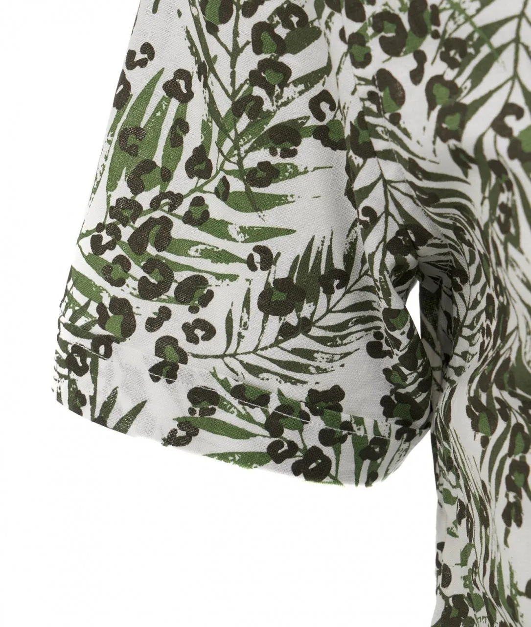 Camicia in lino oliva oliva