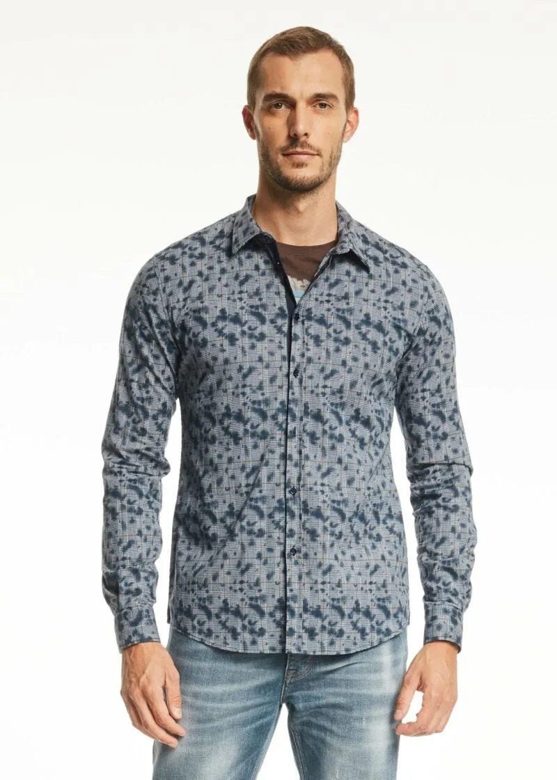 Camicia in popeline stampato