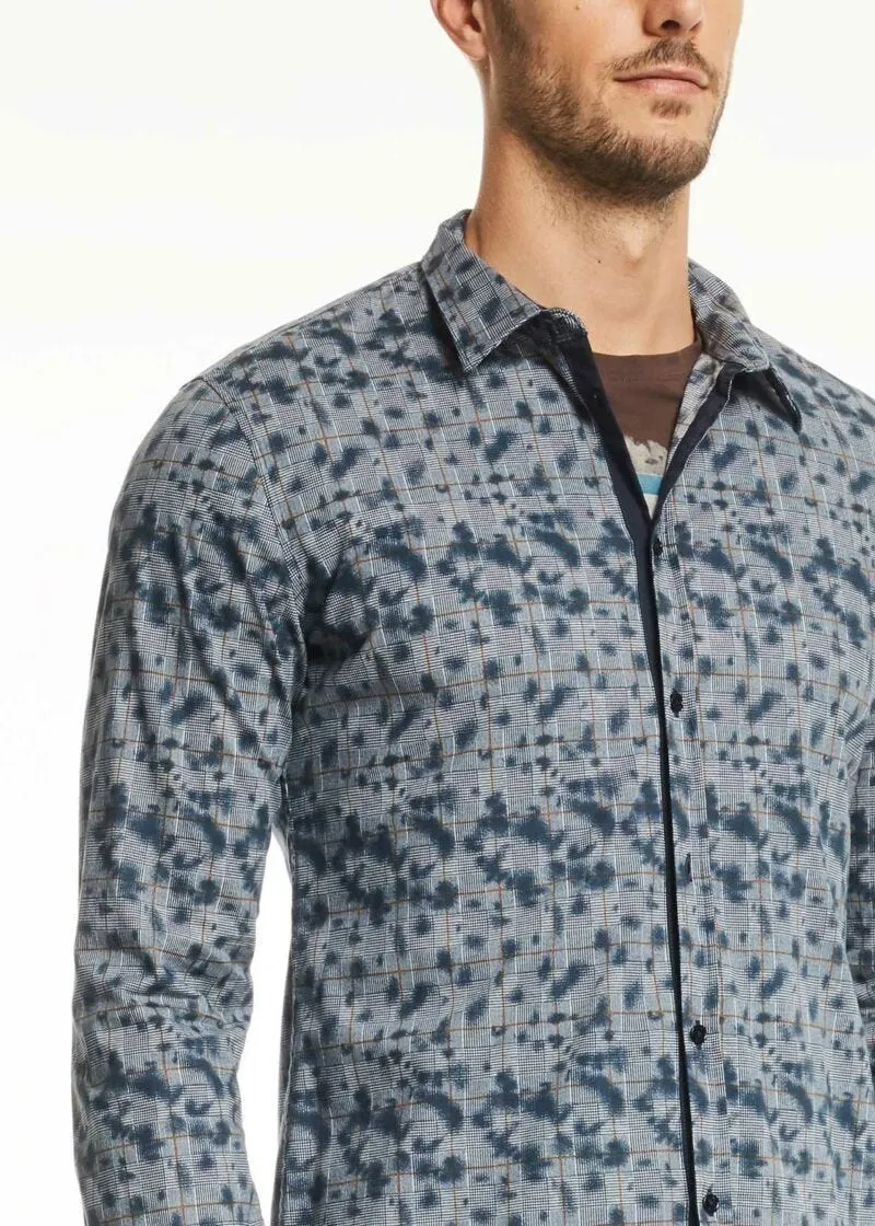Camicia in popeline stampato