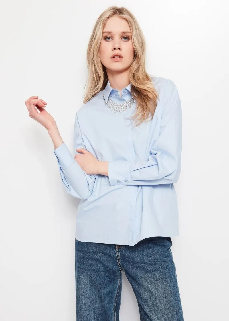 Camicia in popeline