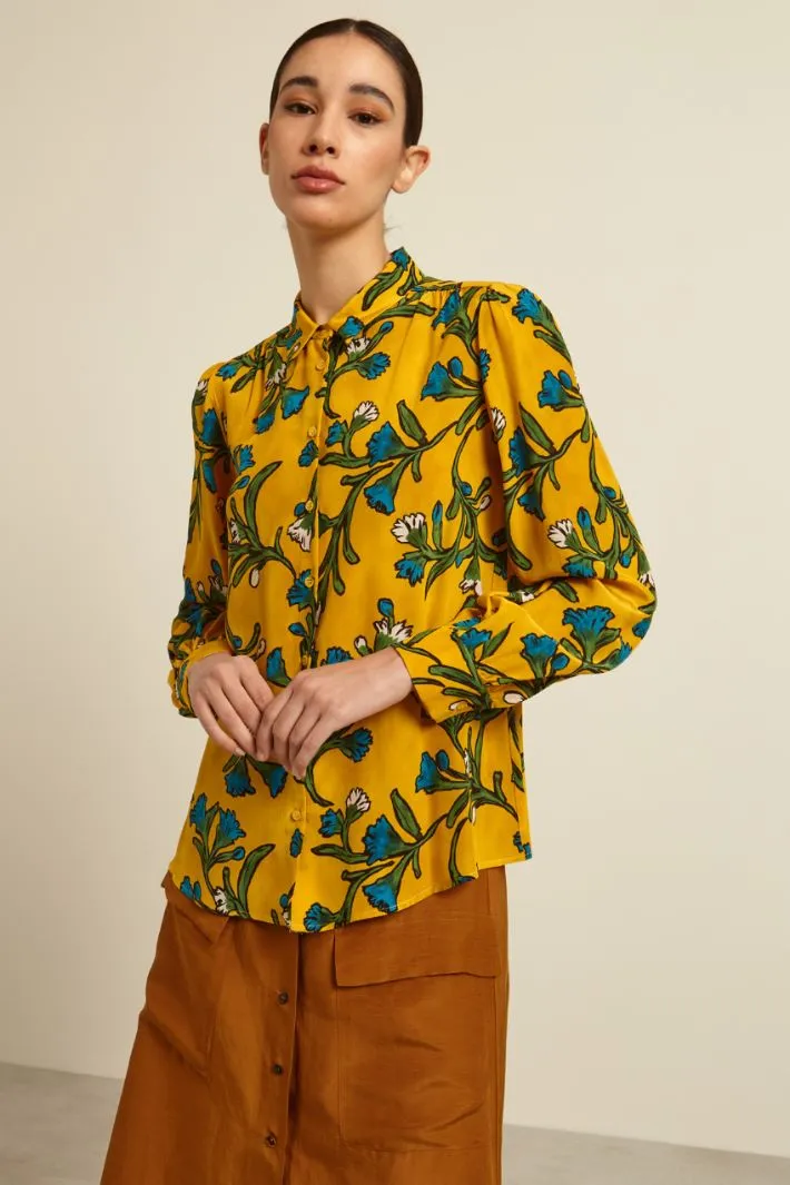 Camicia in pura seta