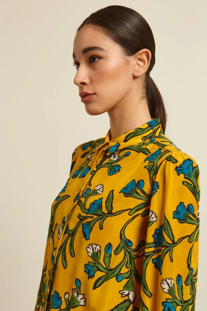 Camicia in pura seta