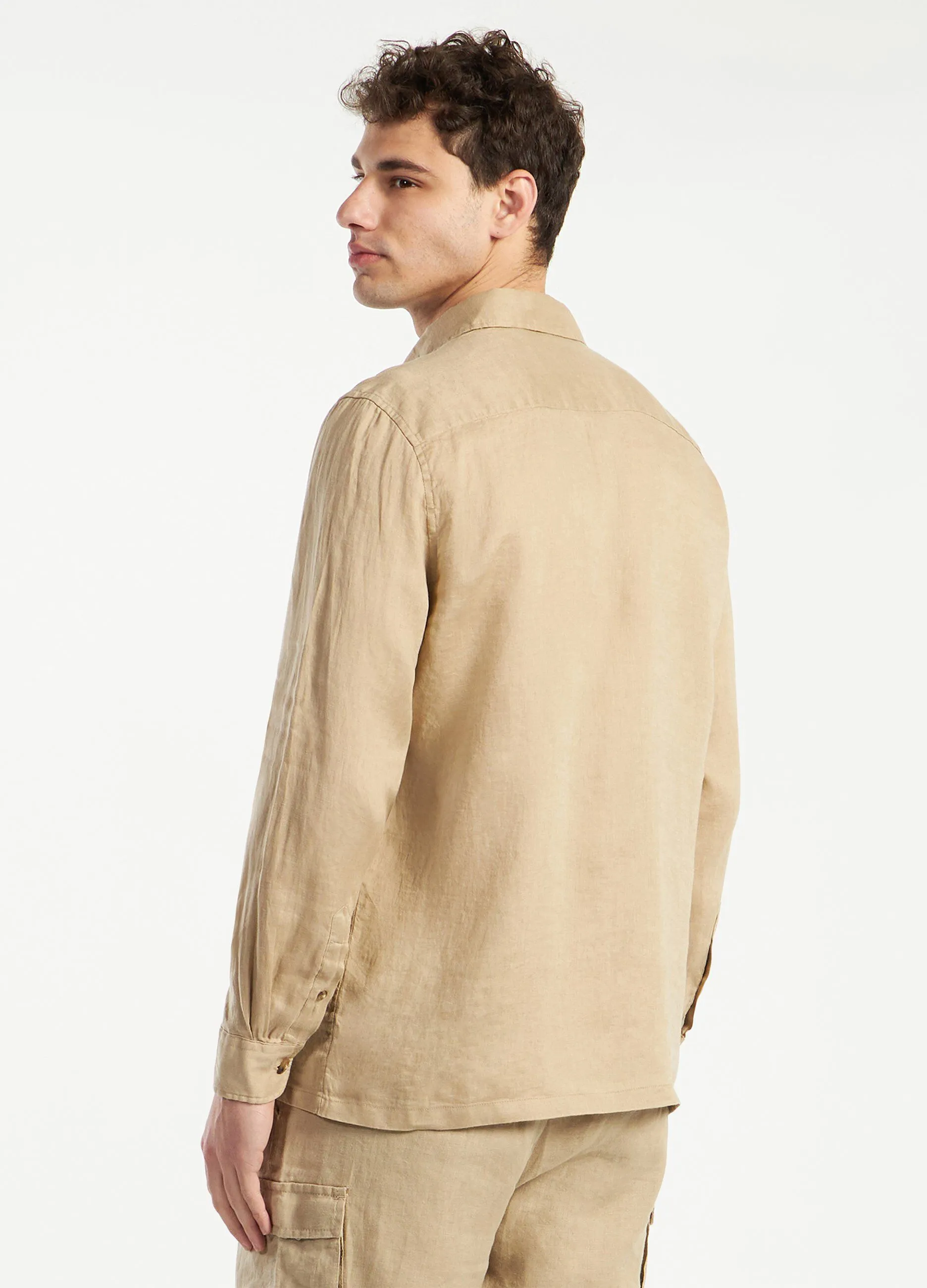 Camicia in puro lino uomo