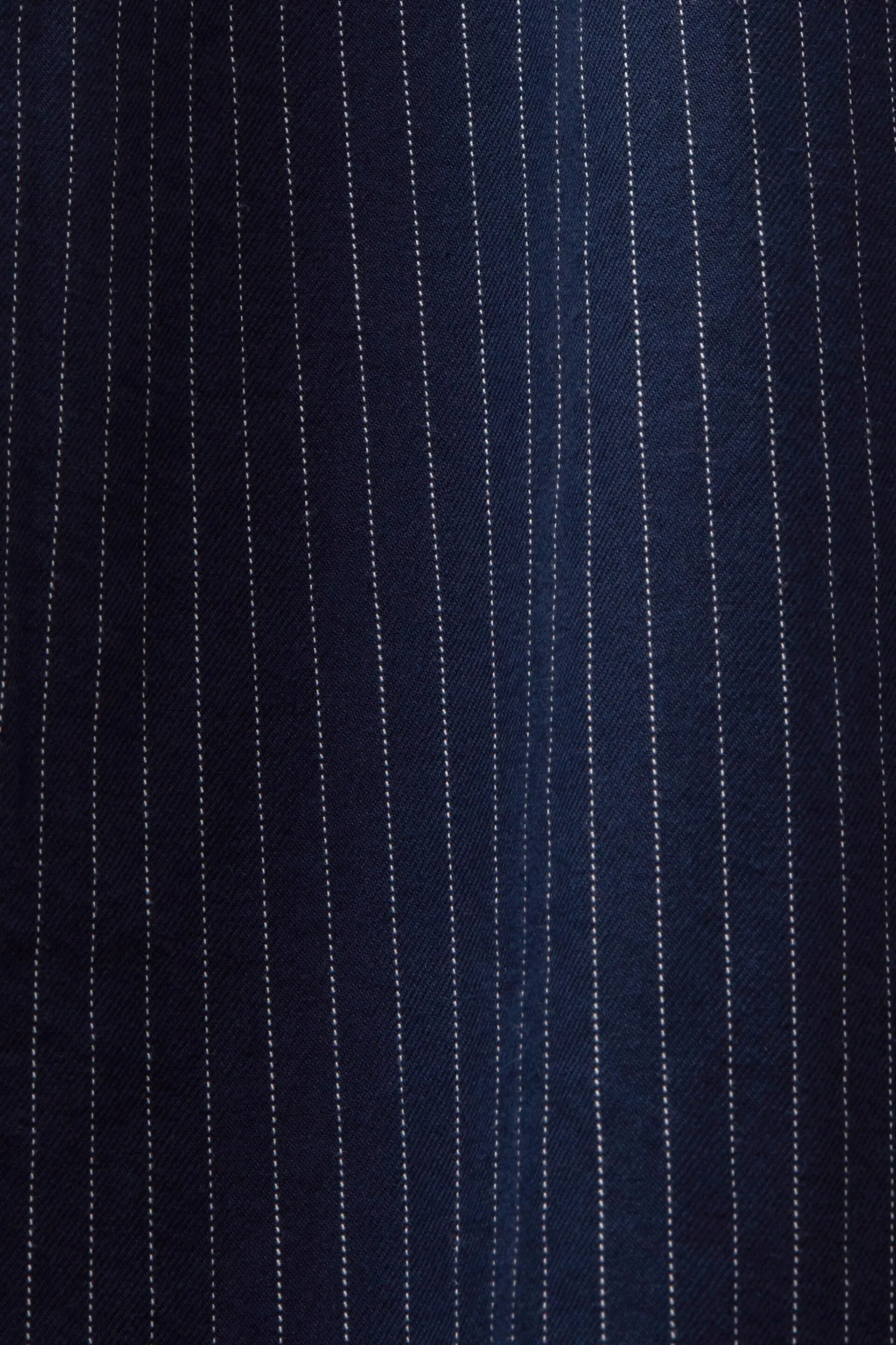 Camicia in twill a righe gessate, 100% cotone