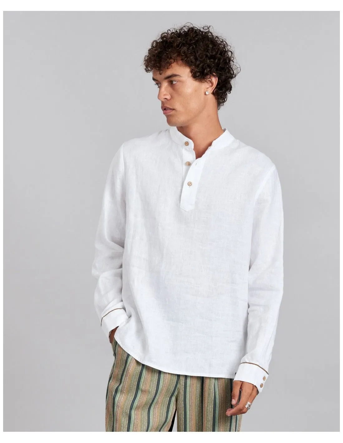 CAMICIA UOMO IN LINO "ELIJAH"