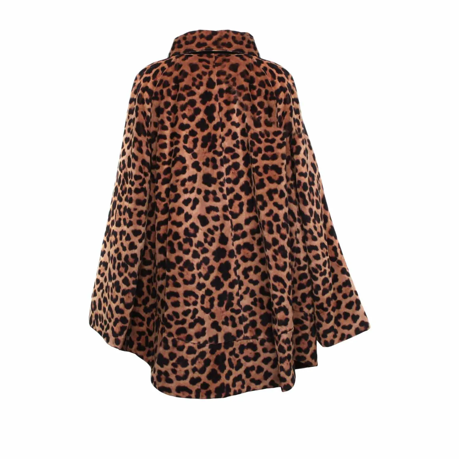 Cappa In Velluto Animalier Ragazza