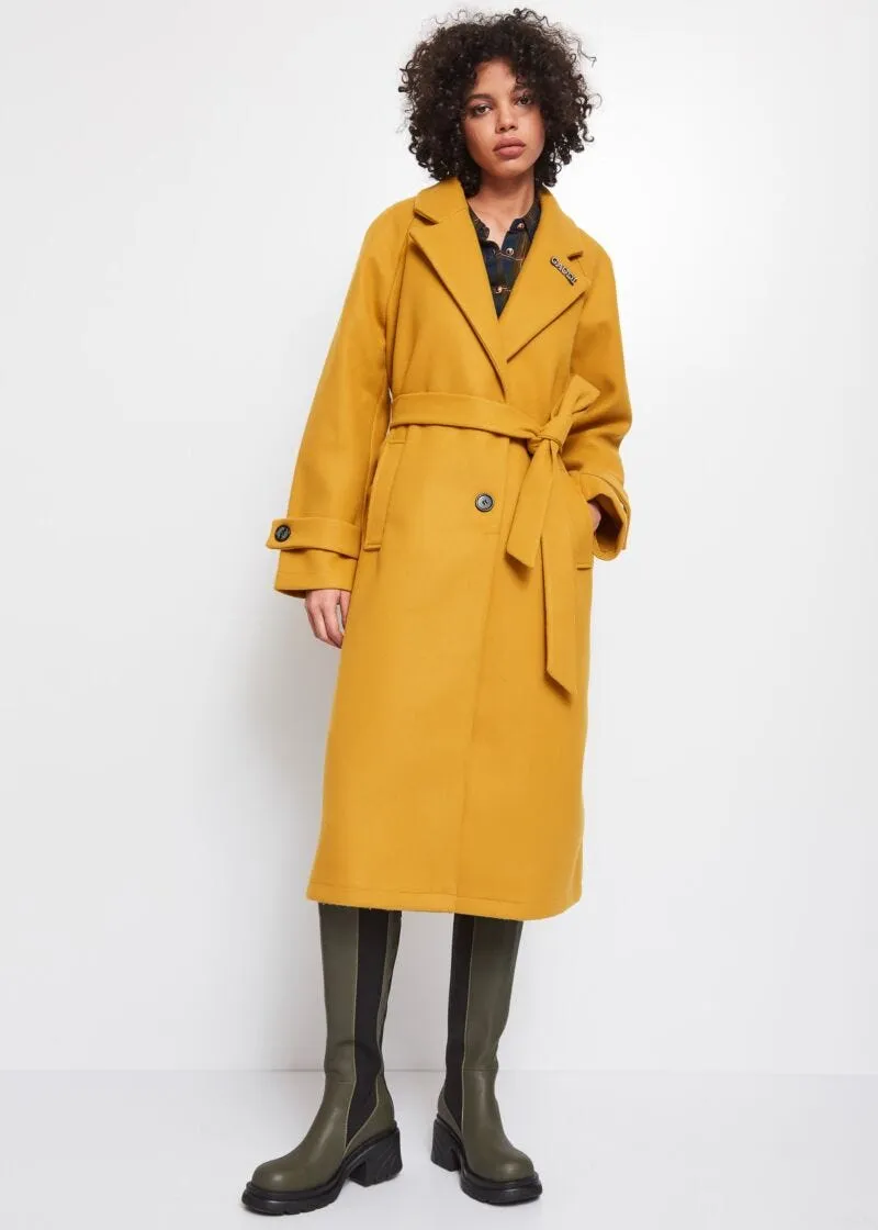 Cappotto con cintura