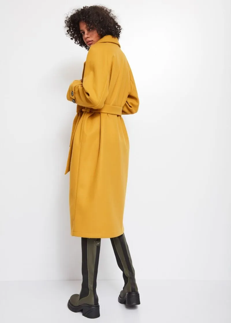 Cappotto con cintura