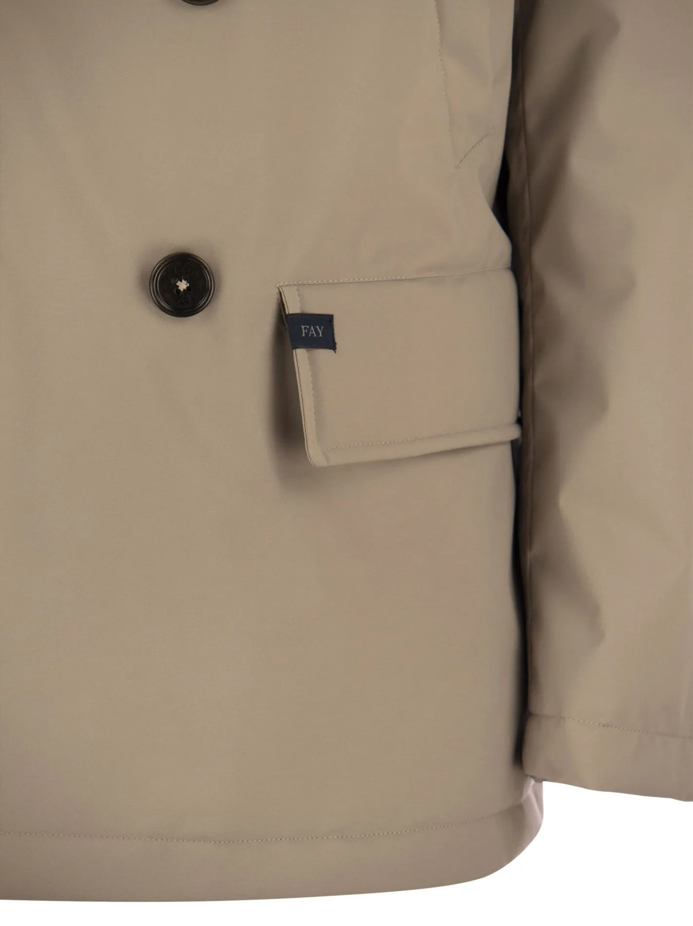 Cappotto in microfibra