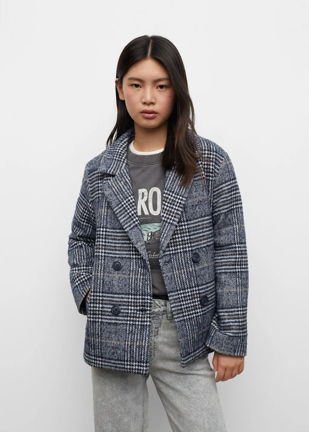 Cappotto strutturato quadri