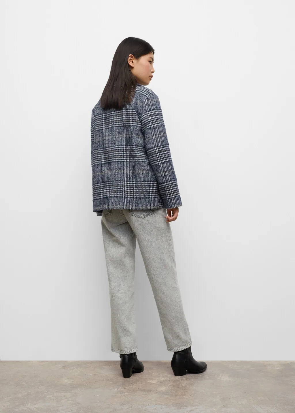 Cappotto strutturato quadri