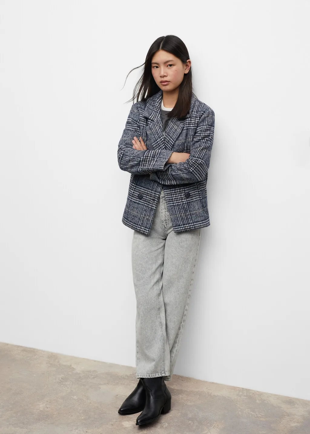 Cappotto strutturato quadri